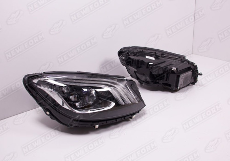 Mercedes-Benz S-Klasse W222 2013 - 2017 Фары рестайлинговые с надписью