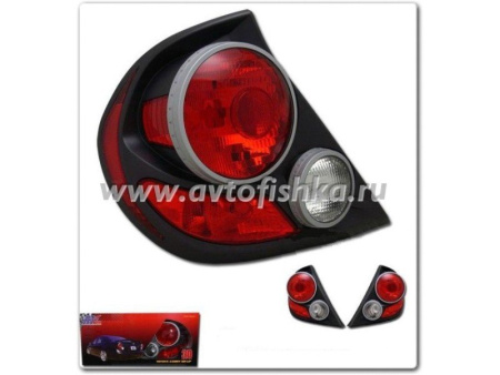 Toyota Camry 30 (02-06) фонари задние черные, дизайн ретро, комплект 2 шт.