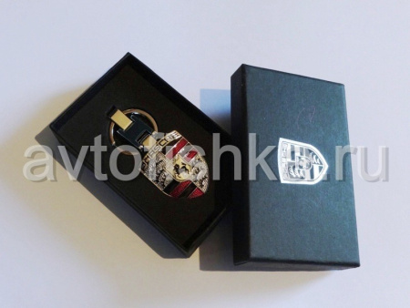 Брелок для ключей Porsche серебристый