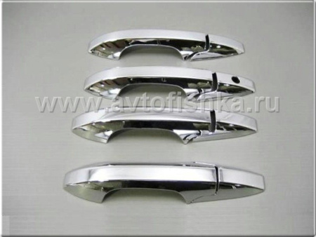 Honda CR-V III (06-) накладки декоративные хромированные, пластиковые, комплект