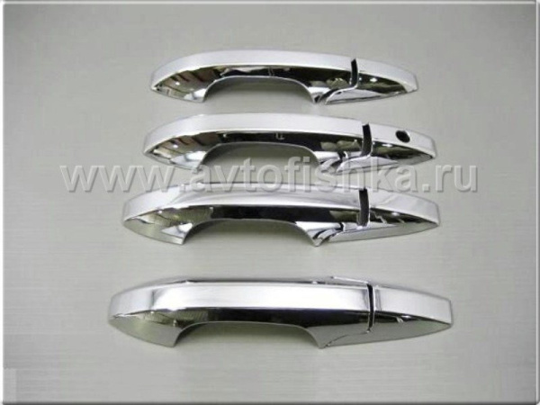Honda CR-V III (06-) накладки декоративные хромированные, пластиковые, комплект