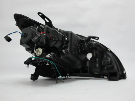 Lexus RX330, RX350 (2003-2008) фары передние линзовые хромированные, со светодиодной подсветкой, комплект 2 шт.
