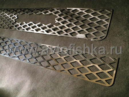 Toyota FJ Cruiser (07-) решетка радиатора и решетка переднего бампера из нержавеющей стали