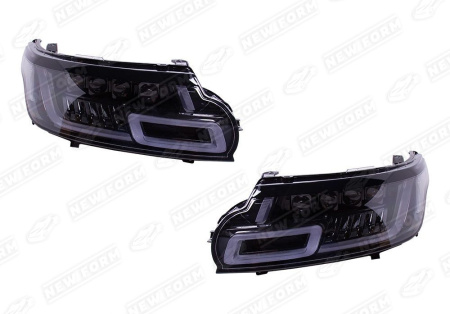 Land Rover Range Rover Sport 2 поколение 2013 - 2017 Фары передние дизайн 2017 года 4 линзы