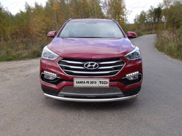 Hyundai Santa Fe (15–) Решетка радиатора (лист) (4WD)