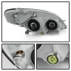 Toyota Matrix (03-07) фары передние черные, комплект 2 шт.