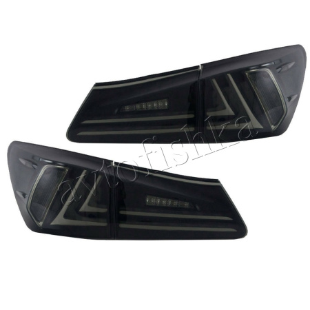 Lexus IS250, IS350 (05-13) фонари задние дымчатые, светодиодные