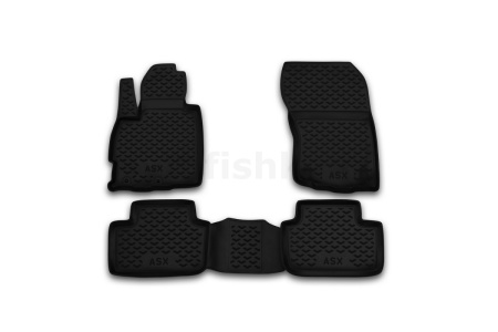 Коврики в салон MITSUBISHI ASX 06/2010->, 4 шт. (полиуретан)