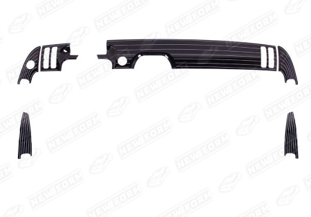 Mercedes-Benz S-Klasse W223 2020 - н.в. Накладки на панель стиль Maybach черный