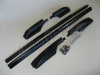 Toyota RAV4 (06-09), (09-) короткая база рейлинги продольные на крышу, алюминиевые черные, дизайн "Оригинал", установочный комплект.