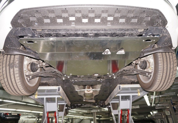Volkswagen Golf (13–) Защита картера, алюминий (V-все)
