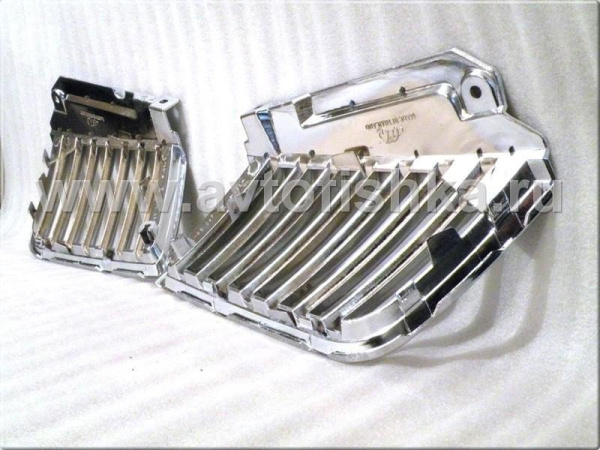 Mitsubishi L200 Triton решетка радиатора хромированная, комплект 2 шт.