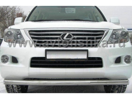 Lexus LX570 (08-) защита переднего бампера, труба 70 мм