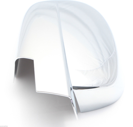 Chevrolet Tahoe, Avalanche, GMC Yukon, Sierra, Cadillac Escalade (07-) корпуса боковых зеркал хромированные, со светодиодными повторителями поворотов, OE дизайн, комплект 2 шт.