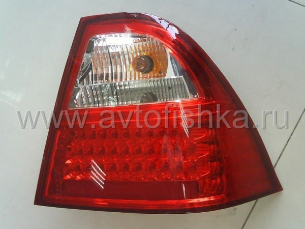 Toyota Corolla (01-06) седан задние фонари светодиодные красно-хромированные, комплект 2 шт.