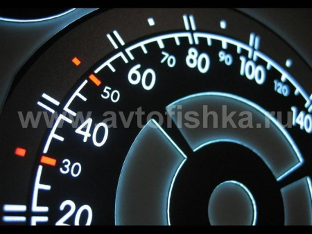 Volkswagen Passat B5 (type 3BG) (00-05) светящиеся шкалы приборов - накладки на циферблаты панели приборов, дизайн № 1