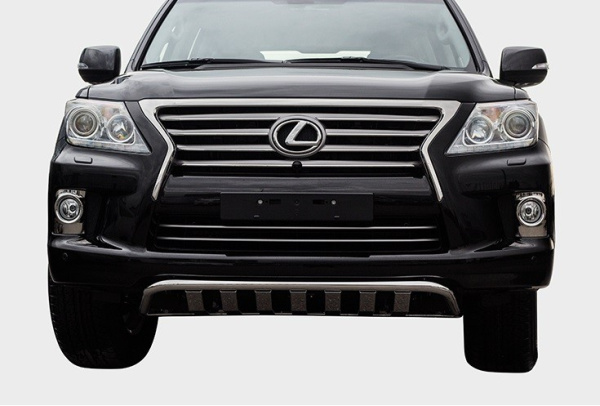 Lexus LX (12–) Решетка передняя мини низкая с защ 42 мм