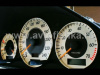 Mercedes W202 C class (93-95) светящиеся шкалы приборов - накладки на циферблаты панели приборов, дизайн № 2