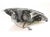 Ford Focus 1 (98-04) Europe+USA фары передние линзовые хромированные, со светодиодной подсветкой, комплект 2 шт.