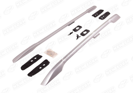 Toyota Land Cruiser Prado LC 150 (2 рестайлинг) 2017 - н.в. Рейлинги на крышу серебро