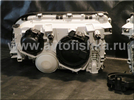 Mercedes S W140 (92-99) передние фары хромированные, комплект 2 шт.