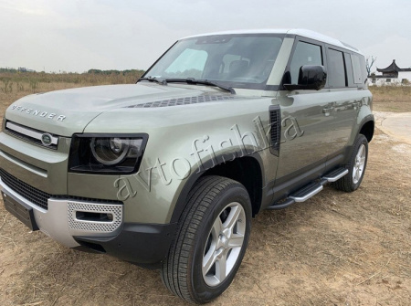 Land Rover Defender (20-) штатные пороги (подножки) боковые
