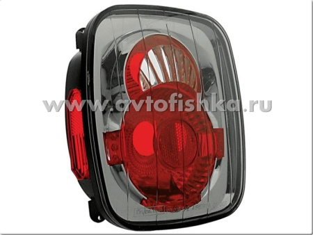 Jeep Wrangler (81-05) фонари задние тонированные, комплект 2 шт.