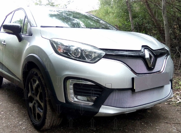 Renault Kaptur (16–) Защита радиатора, хром, низ