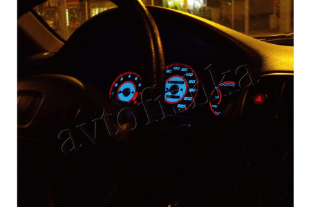 Honda Civic (96-00) светодиодные шкалы (циферблаты) на панель приборов - дизайн 2