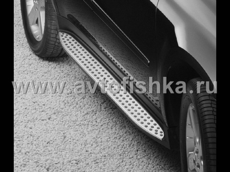 Mercedes ML W164 (09-) боковые пороги, подножки, оригинал MERCEDES, комплект 2 шт.