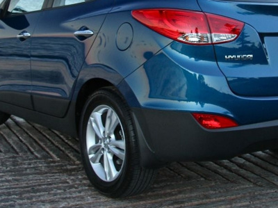 Hyundai ix35 (10–/14–) Брызговики OEM, (комплект передние+задние)