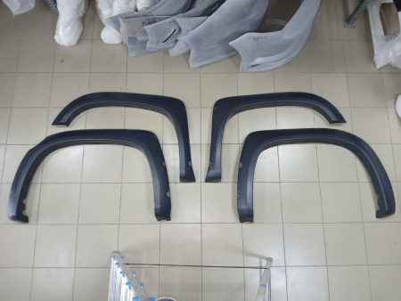 Toyota TUNDRA XK50 рестайлинг (2014-2021) Расширители арок BUSHWACKER, вылет 64мм (комплект, 4 части) болты 33 шт