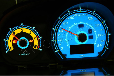 Kia Ceed светодиодные шкалы (циферблаты) на панель приборов