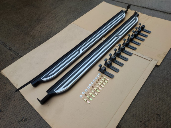 Volkswagen Tayron 2022 - н.в. штатные пороги (подножки) внешние OEM стиль