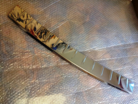 Chevrolet Cruze (2008-) накладка на задний бампер из нержавеющей стали, к-кт 1шт.