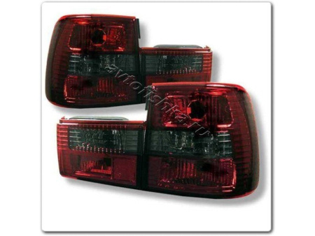 BMW 5 E34 (88-94) задние красно-тонированные фонари, комплект лев.+прав.