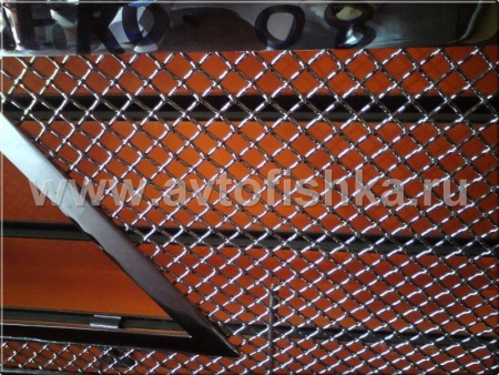 Mitsubishi Pajero IV (06-) решетка радиатора, накладка из хромированной нержавеющей стали, дизайн Bentley.