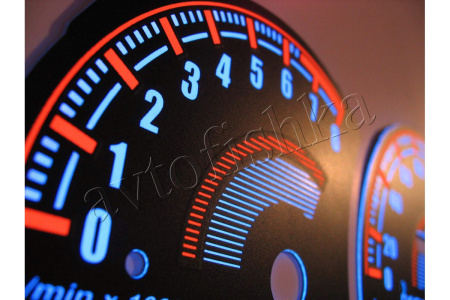 Daewoo Nexia светодиодные шкалы (циферблаты) на панель приборов