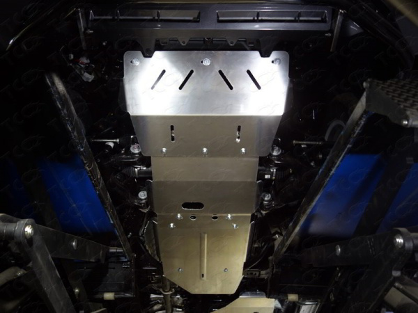 Lexus; Toyota GX; Land Cruiser Prado (09–/13–/18–) Защита переднего дифференциала (алюминий) 4 мм