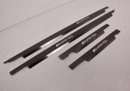 Mercedes-Benz G-Klasse W463 1990 - 2018 Накладки на пороги черные с подсветкой AMG