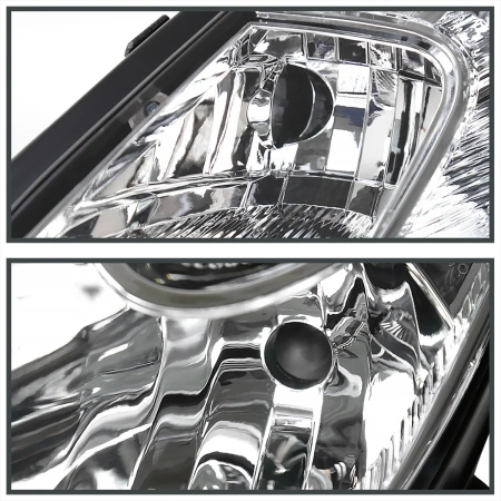 Toyota Celica 2000-2005 фары передние линзованные хромированные, с DRL ходовыми огнями
