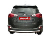 Toyota Rav4 (2012-) защита заднего бампера из нержавеющей стали