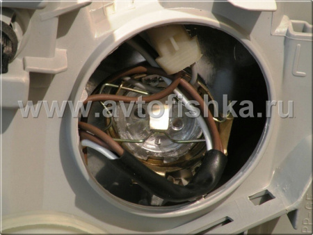 Mercedes S W140 (92-99) передние фары хромированные, комплект 2 шт.