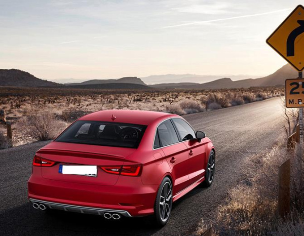 Диффузор S3 для Audi A3 седан 2013-2016 штатная версия