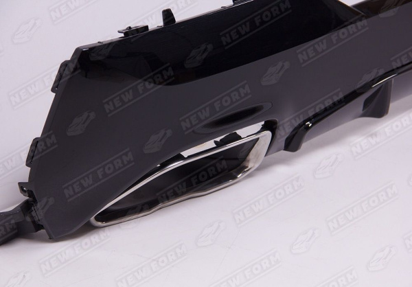 BMW 4 серия G22/G23 2020 - н.в. Диффузор с насадками M440i хром