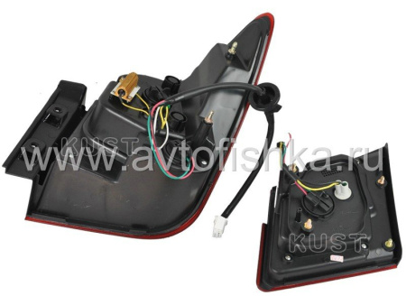 Chevrolet Cruze (08-) задние светодиодные фонари BMW дизайн, комплект лев + прав