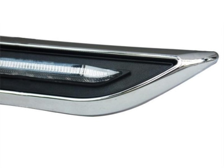 Chevrolet Cruze желтые светодиодные повторители поворотов на крылья, комплект 2 шт.