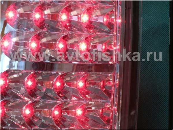 Chevrolet Tahoe, Suburban, GMC Yukon, Denali (99-06) фонари задние светодиодные хромированные, комплект 2 шт.