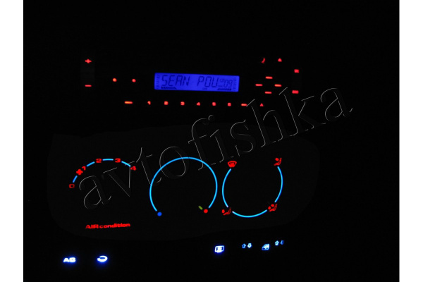 Volkswagen Golf MK3, Vento, Jetta MK3 светодиодные шкалы (циферблаты) на климат