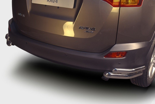 Toyota RAV4 (13–) Защита задняя уголки 60/42 мм двойные